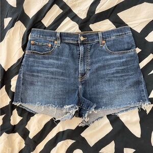 Levi's Dark Blue Jean Shorts